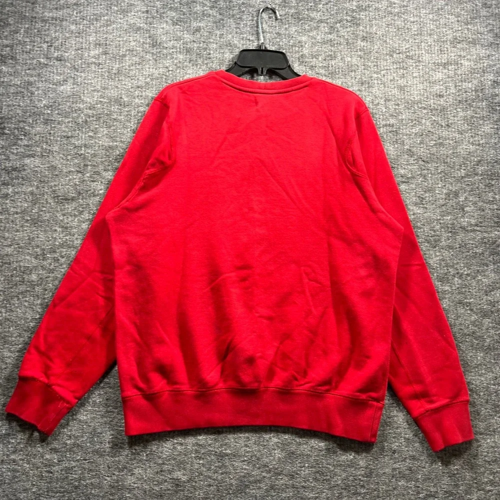 Jordan Jumpman Air Elephant Print Graphic Sweatshirt Red Mens Large